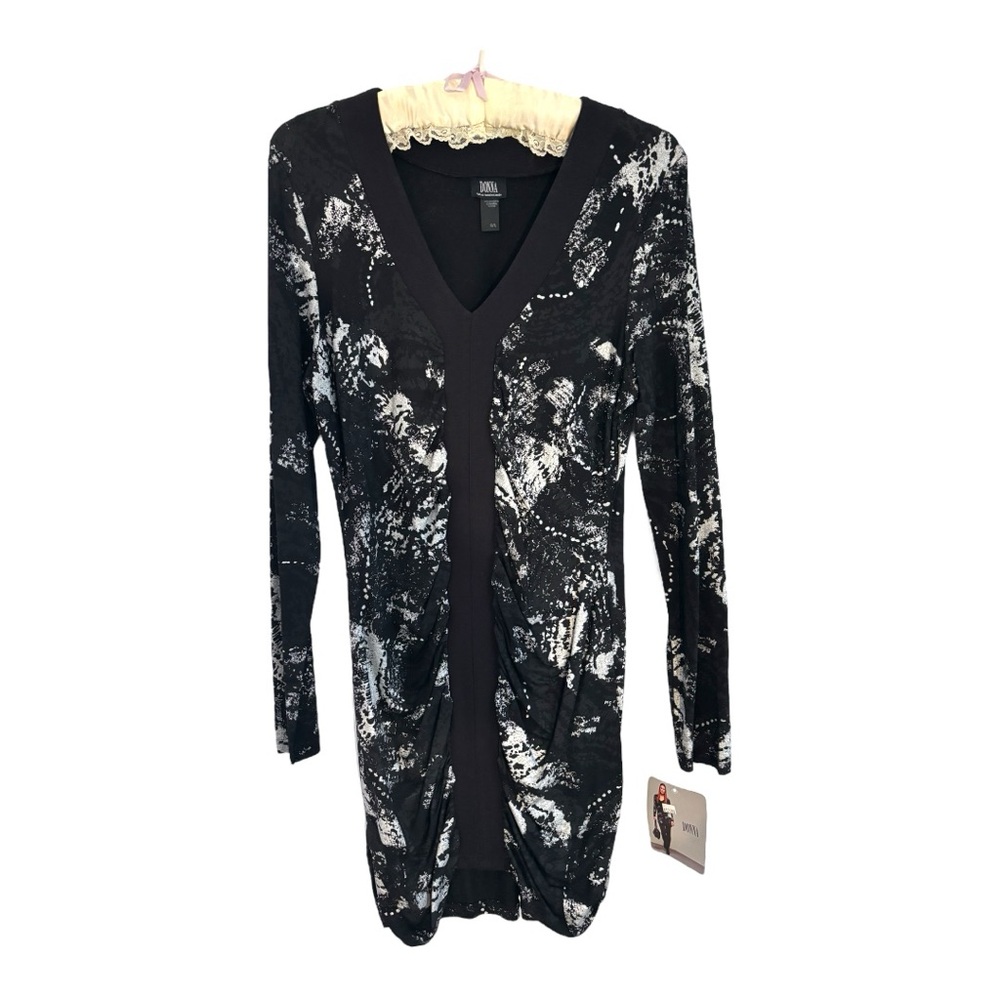 Sexy, comfy pull on dress or top for tights, jersey fabric, easy care